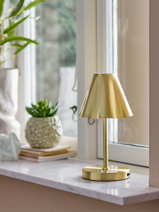 Lianna portabel bordslampa - Brass