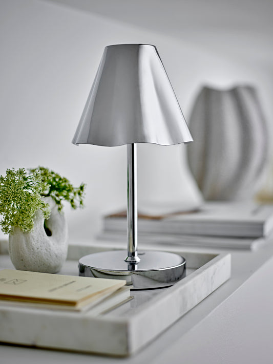 Lianna portabel bordslampa - Silver