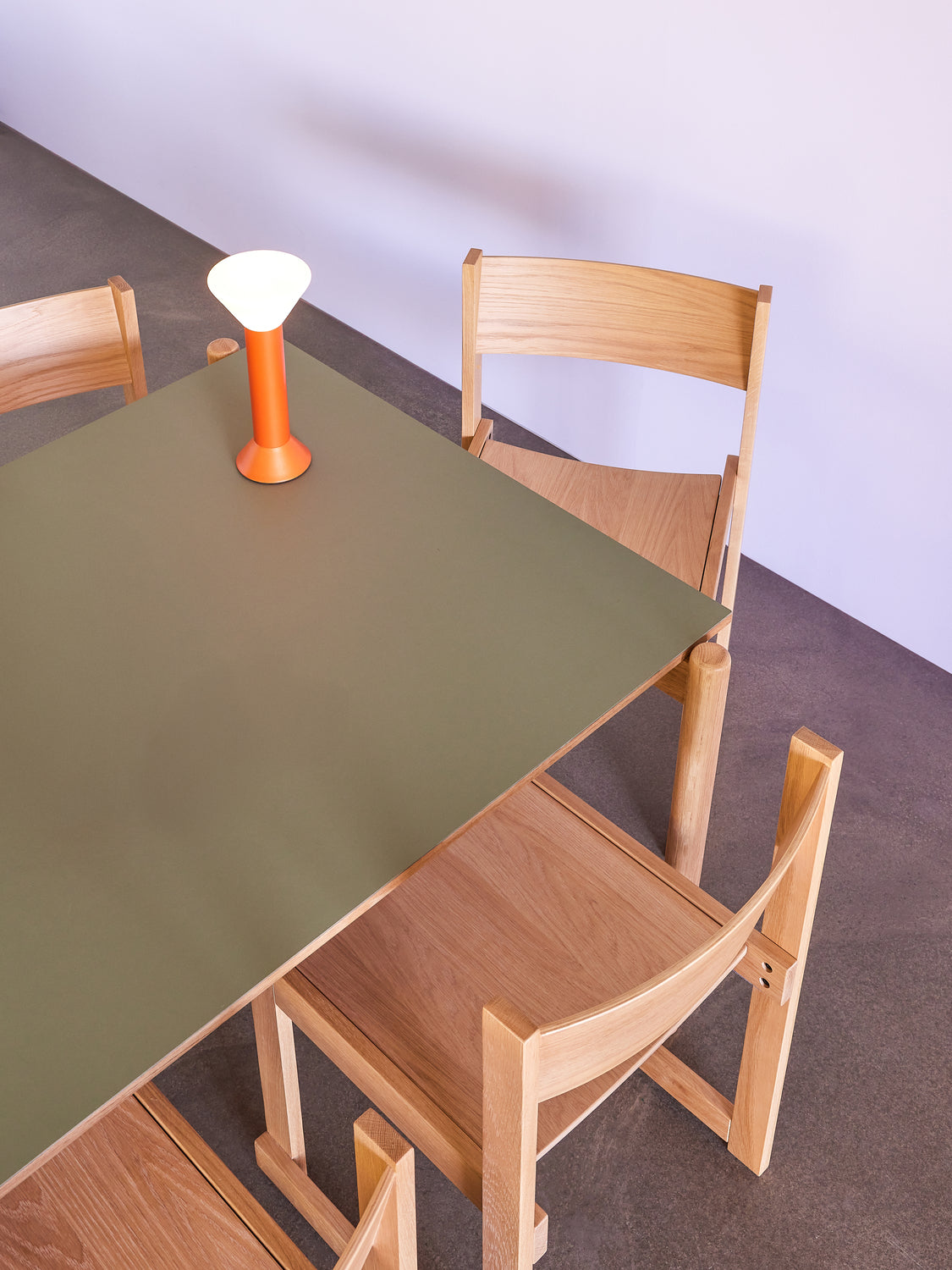 Flash portabel lampa orange metallic
