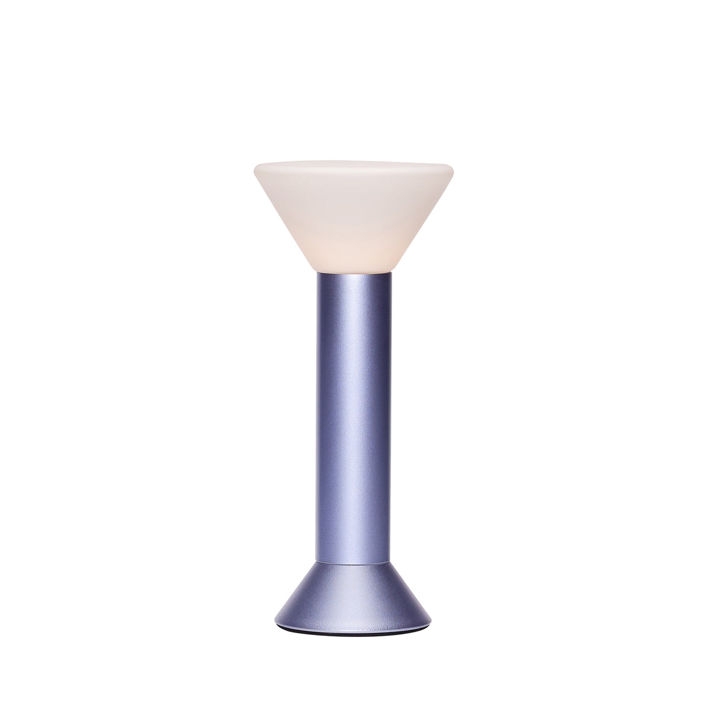 Flash portabel lampa lila metallic