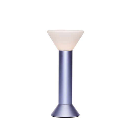 Flash portabel lampa lila metallic