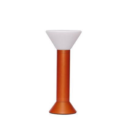 Flash portabel lampa orange metallic