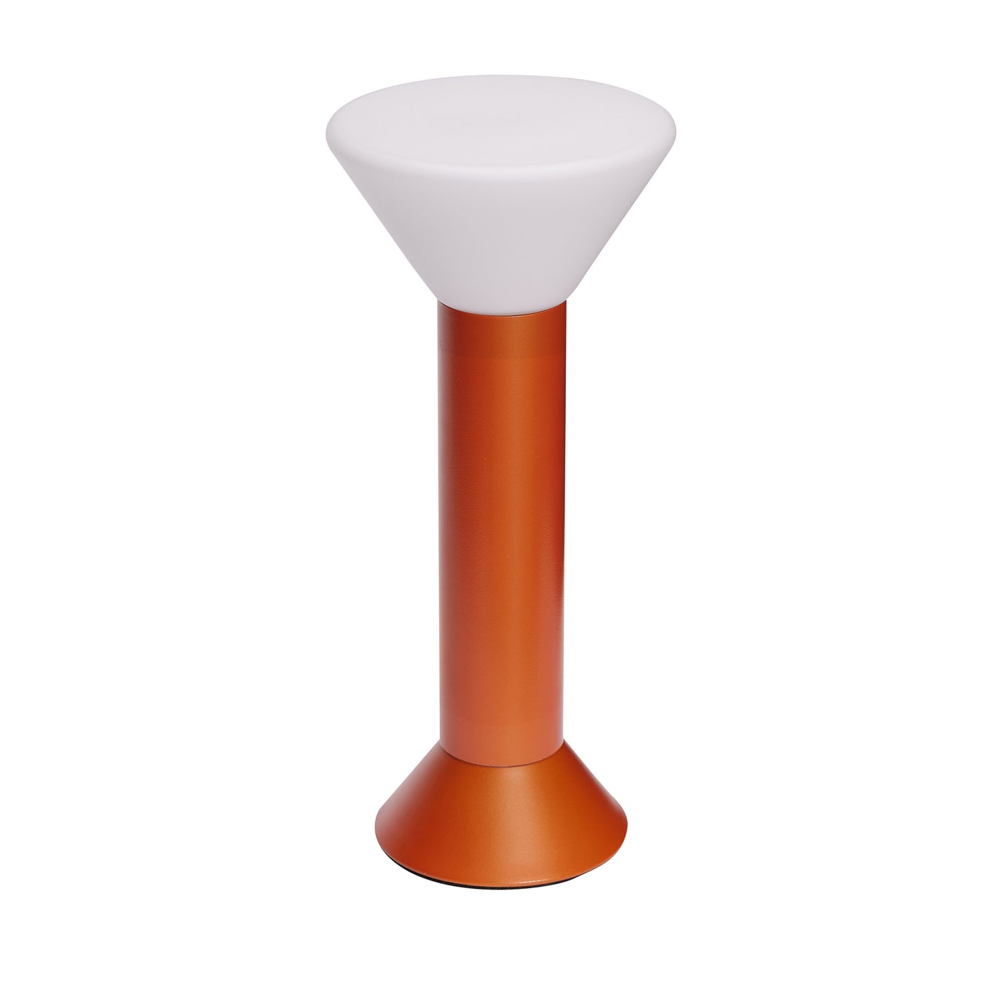 Flash portabel lampa orange metallic