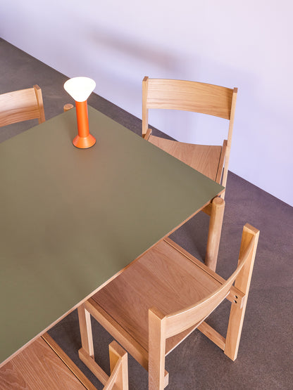 Flash portabel lampa orange metallic