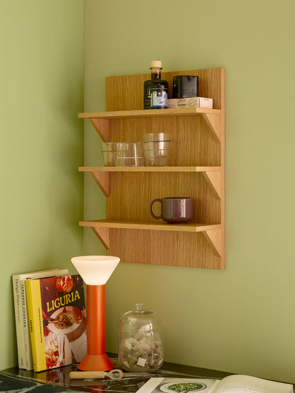 Flash portabel lampa orange metallic
