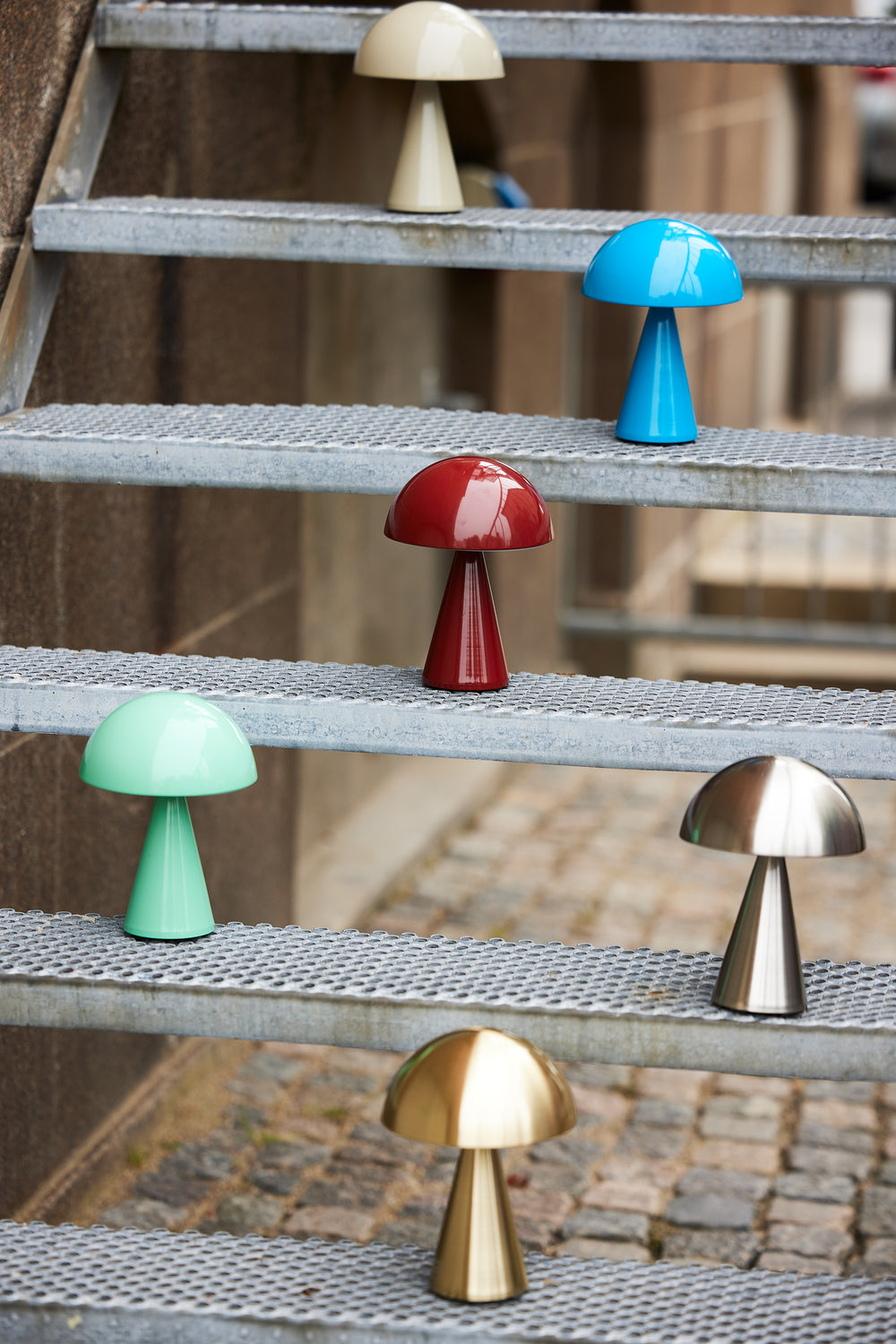 Mush Portabel Lampa Nickel