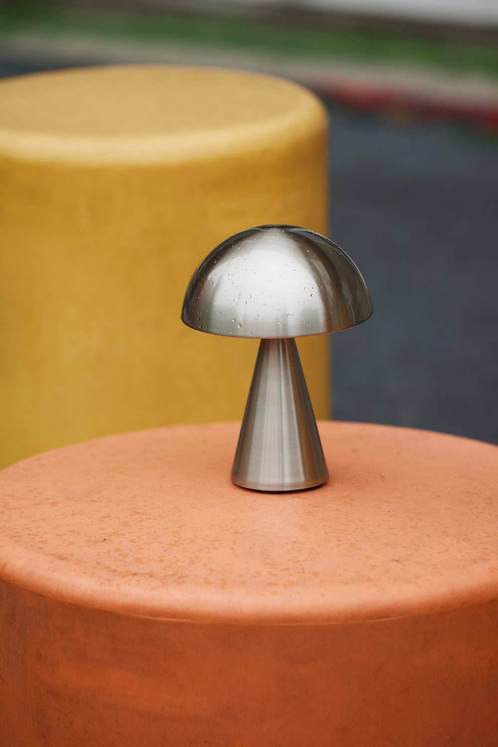 Mush Portabel Lampa Nickel