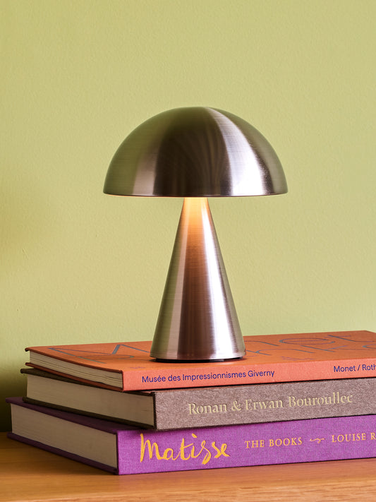 Mush Portabel Lampa Nickel