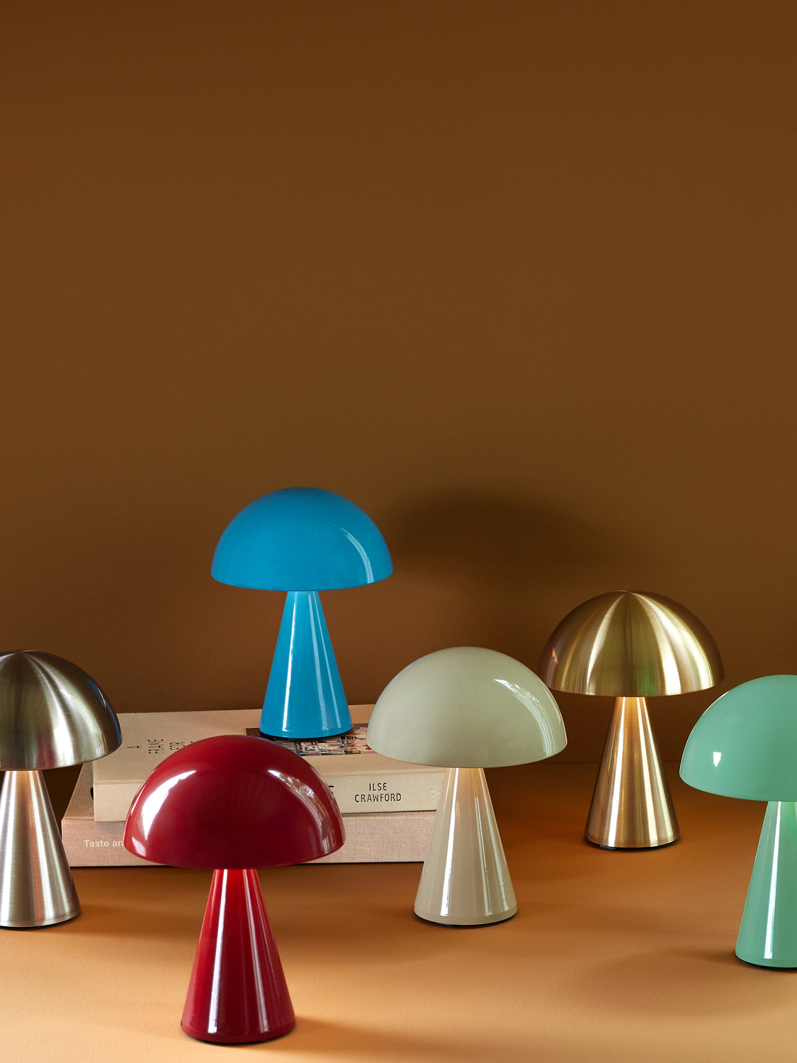 Mush Portabel Lampa Nickel