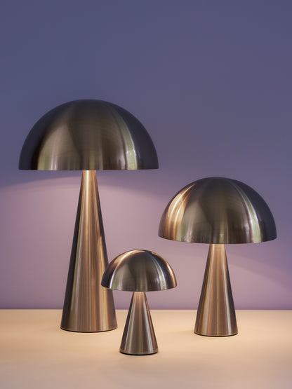 Mush Portabel Lampa Nickel