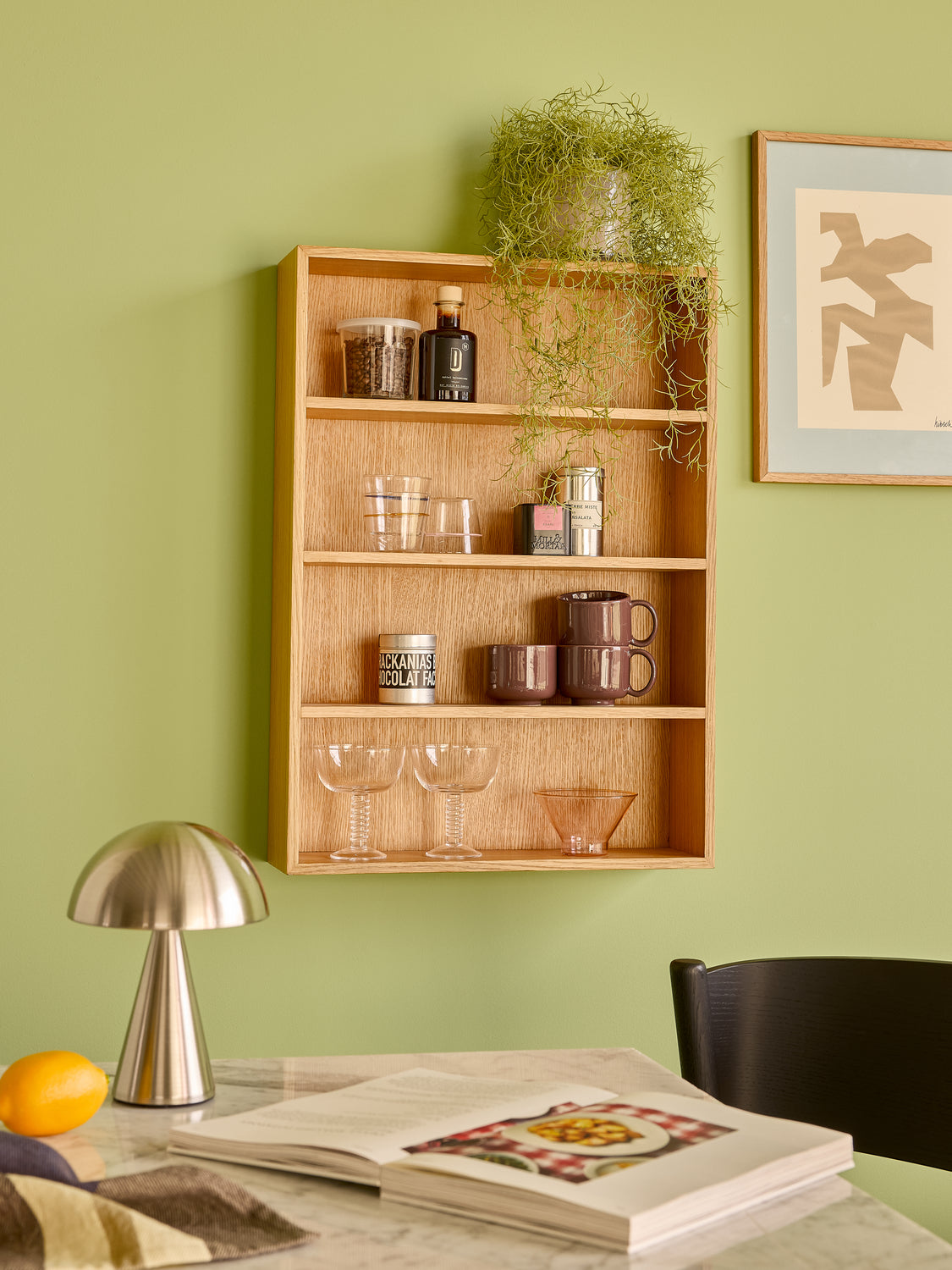 Mush Portabel Lampa Nickel