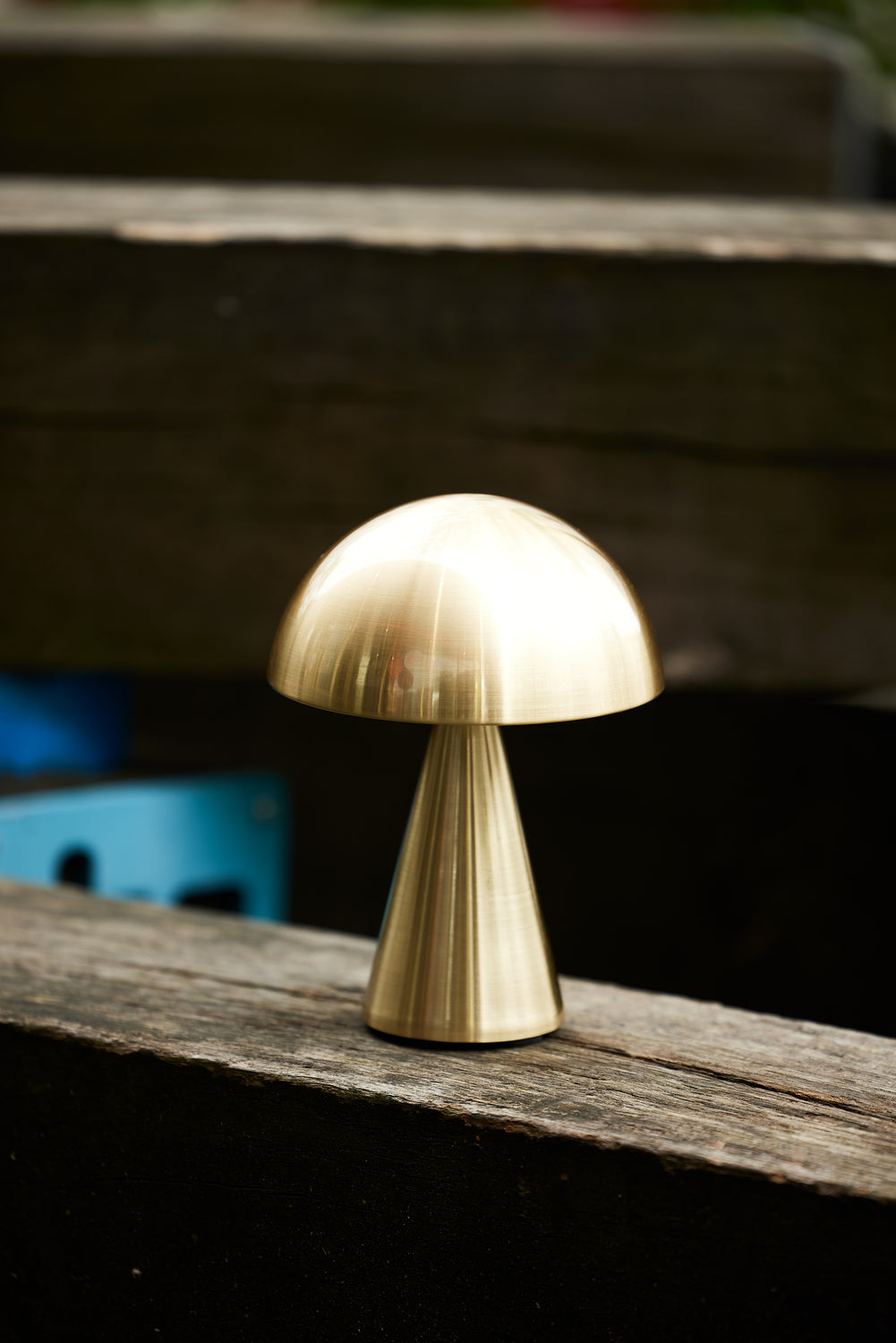 Mush Portabel Lampa Brass