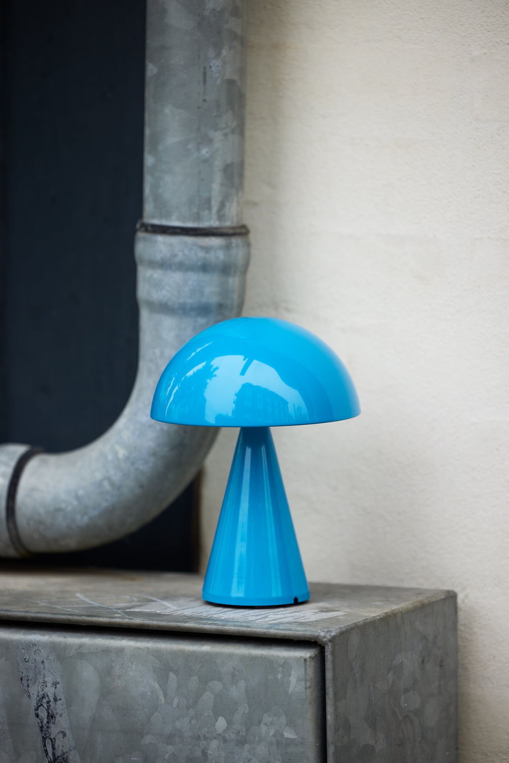 Mush Portabel Lampa Blå