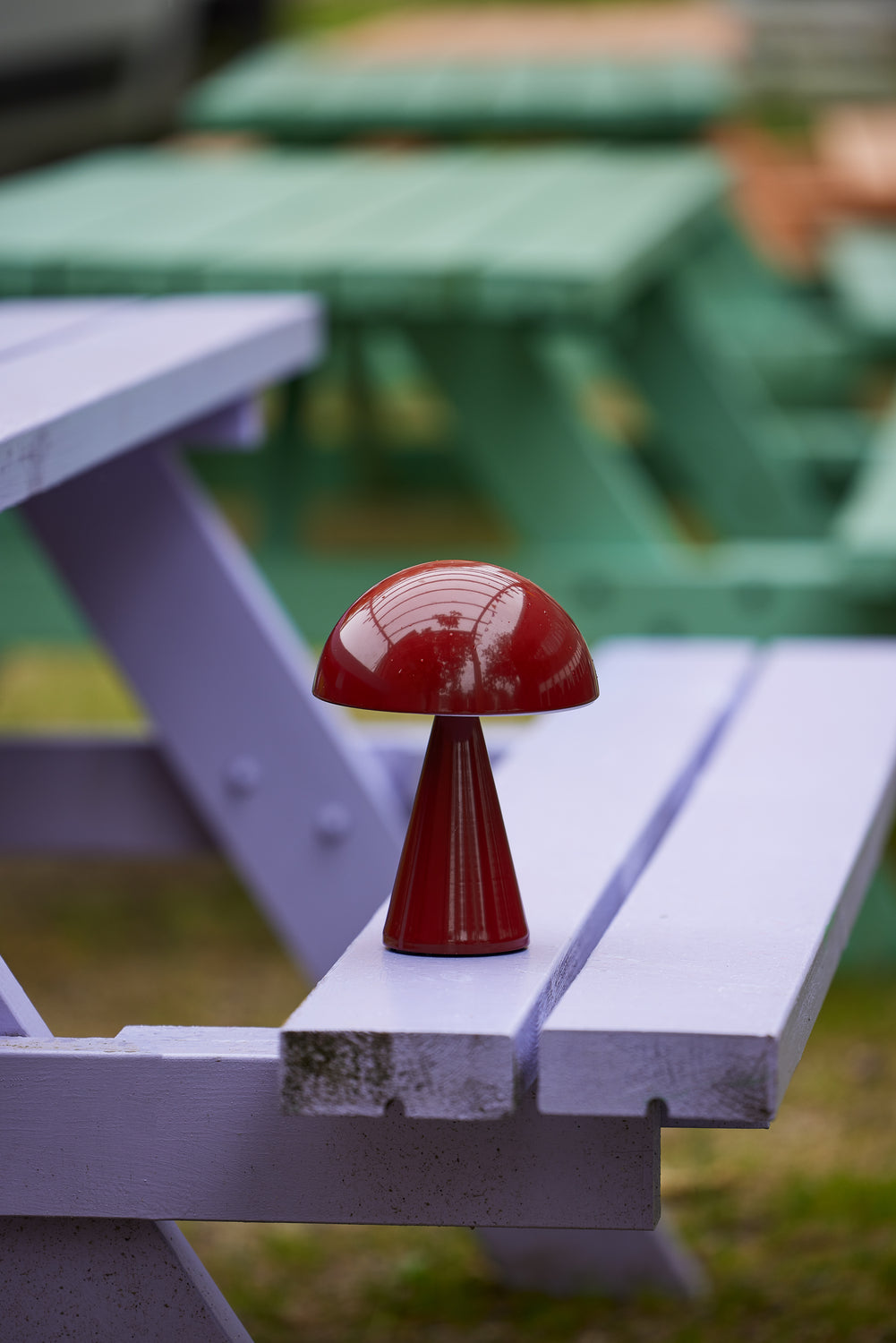 Mush Portabel Lampa Red