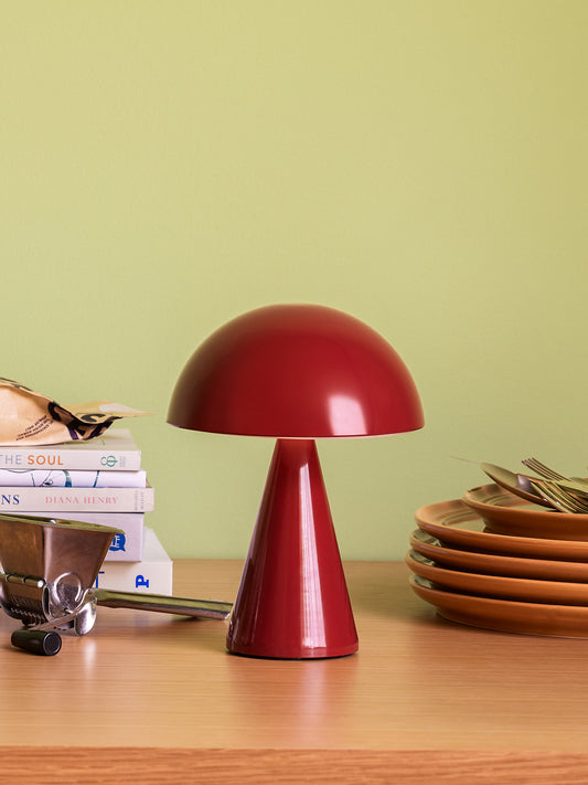 Mush Portabel Lampa Red