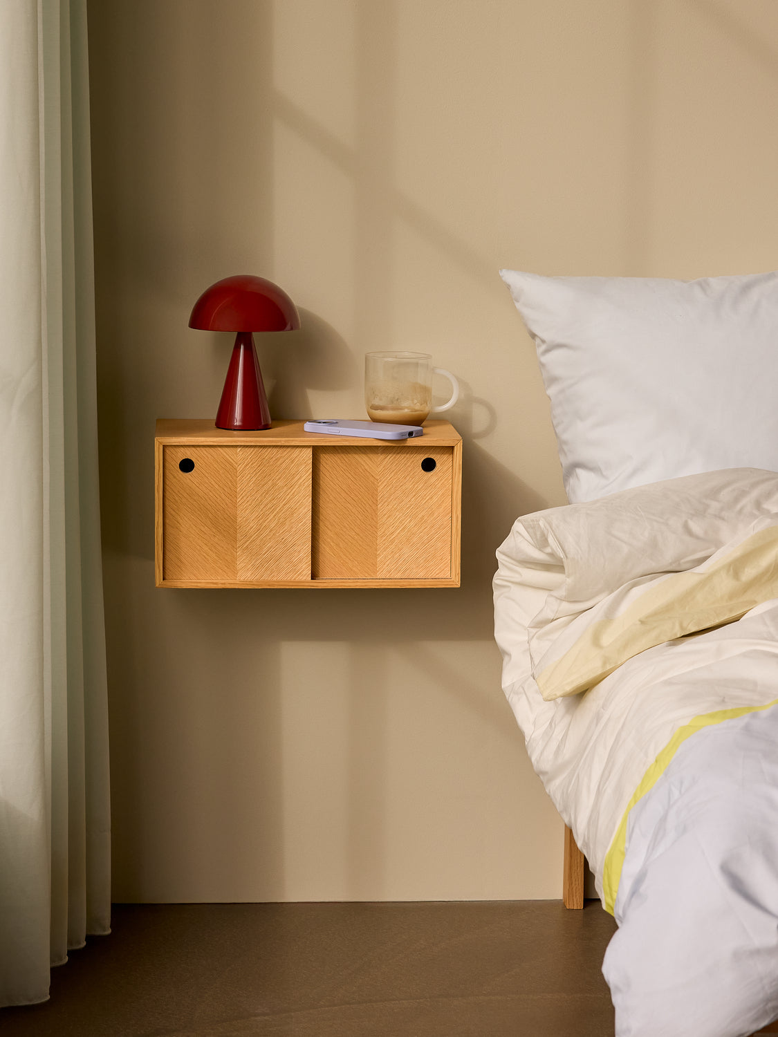 Mush Portabel Lampa Red