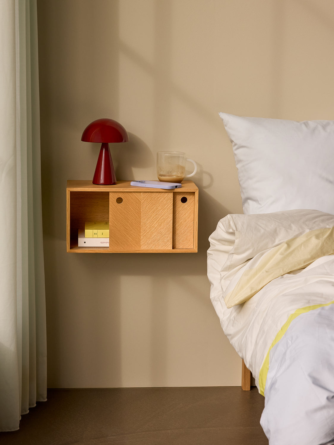 Mush Portabel Lampa Red