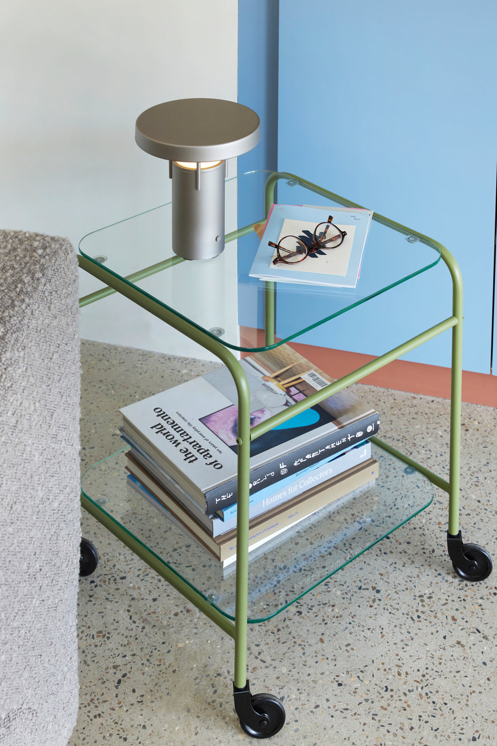 BringMe Portabla Lampa Mini Metallic Sand